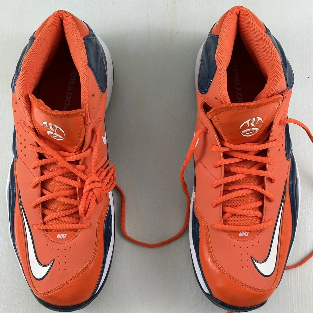 New‎ Nike Zoom Merciless Football Cleats Men 14 Blue Orange  Shoes 534773-810